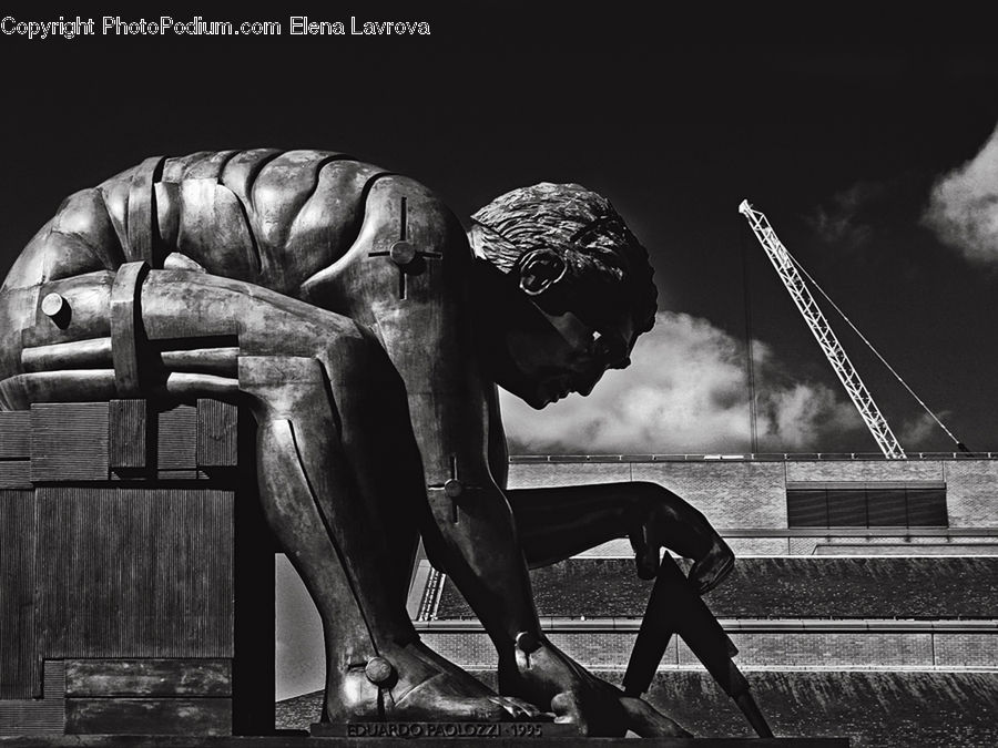 Art, Sculpture, Statue, Gargoyle, Bench