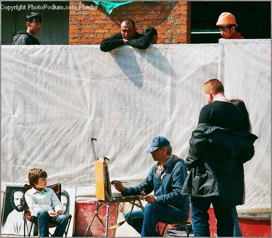 Human, People, Person, Collage, Poster, Chair, Furniture