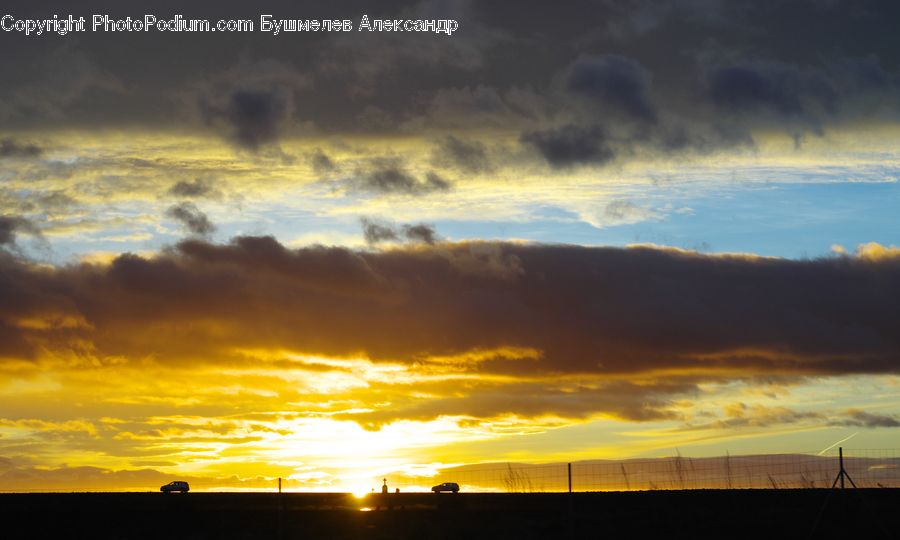 Azure Sky, Cloud, Outdoors, Sky, Dawn, Dusk, Red Sky