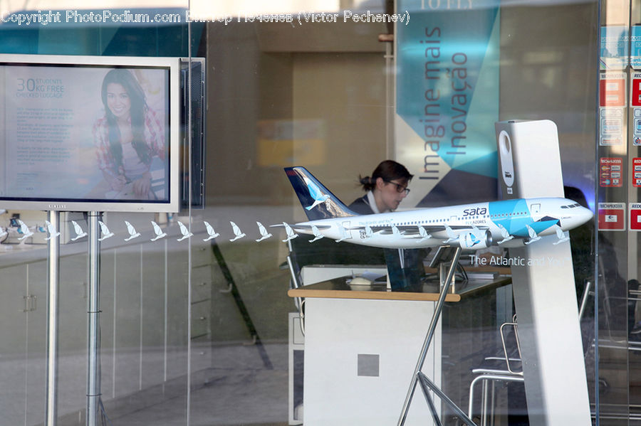 Aircraft, Airplane, People, Person, Human, Computer, Electronics