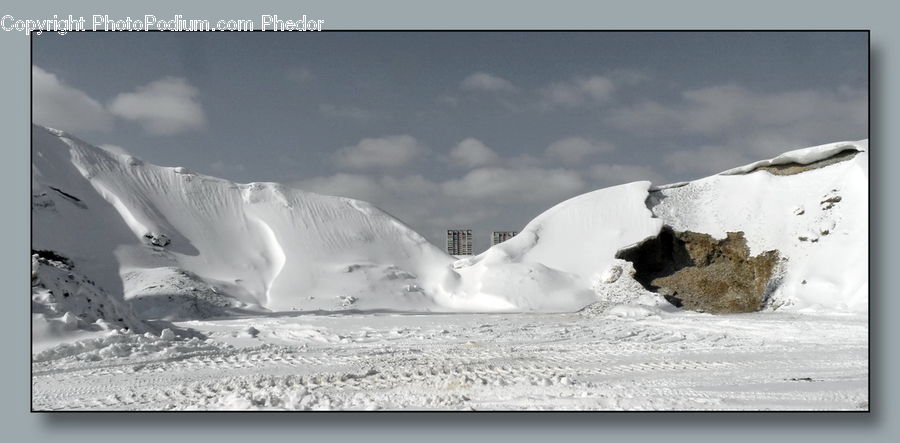 Outdoors, Sea, Sea Waves, Water, Ice, Snow, Arctic