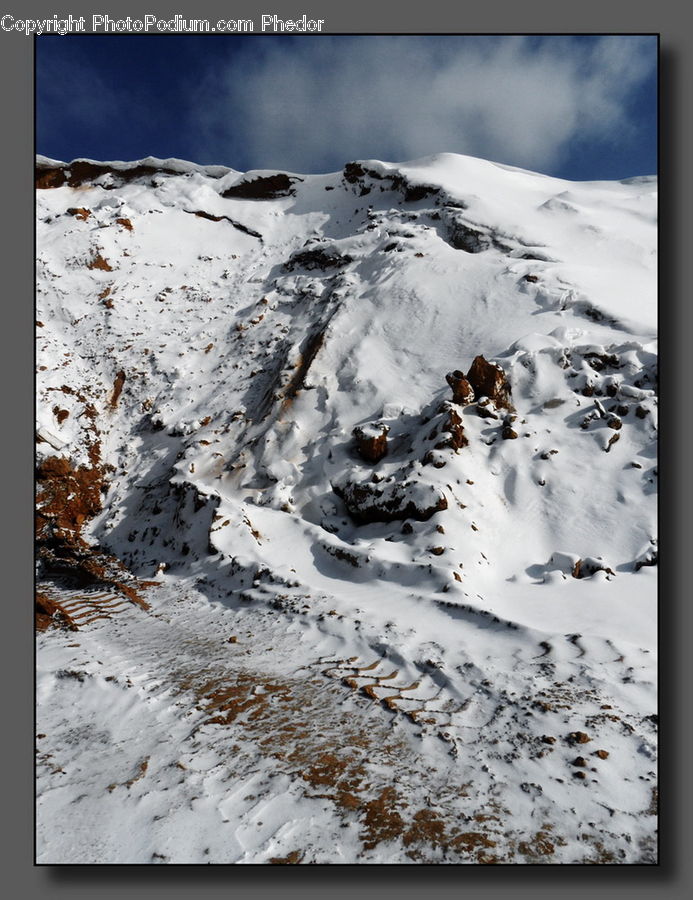 Alps, Crest, Mountain, Peak, Arctic, Glacier, Ice