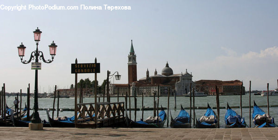 Boat, Gondola, Dock, Pier, Landing, Coast, Outdoors