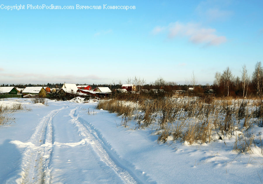 Landscape, Nature, Scenery, Dirt Road, Gravel, Road, Ditch