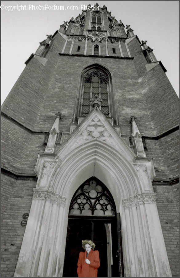 Architecture, Church, Worship, Cathedral, Arch, Arched, Person