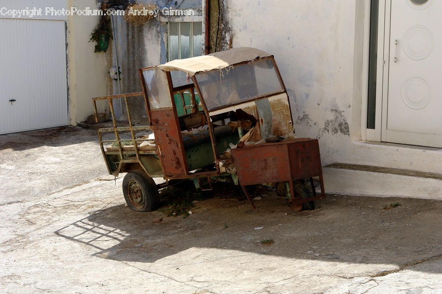 Moving Van, Van, Chair, Furniture, Box, Crate, Plywood
