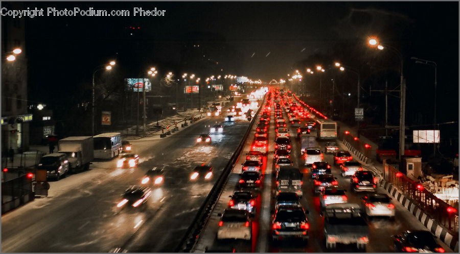Traffic Jam, Freeway, Road, Parking, Parking Lot, Automobile, Car