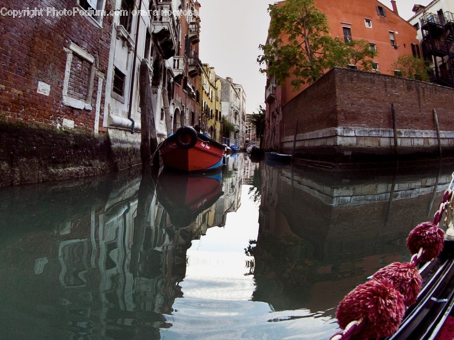 Canal, Outdoors, River, Water, Boat, Watercraft, Gondola