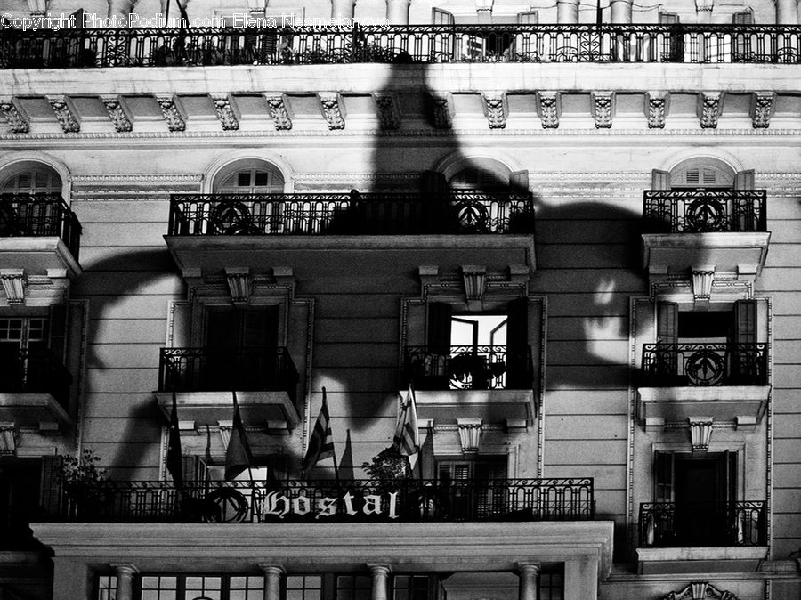 People, Person, Human, Brick, Arch, Balcony, Shop
