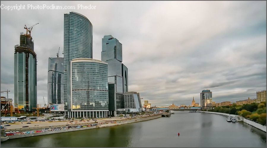Architecture, City, Downtown, High Rise, Skyscraper, Metropolis, Urban