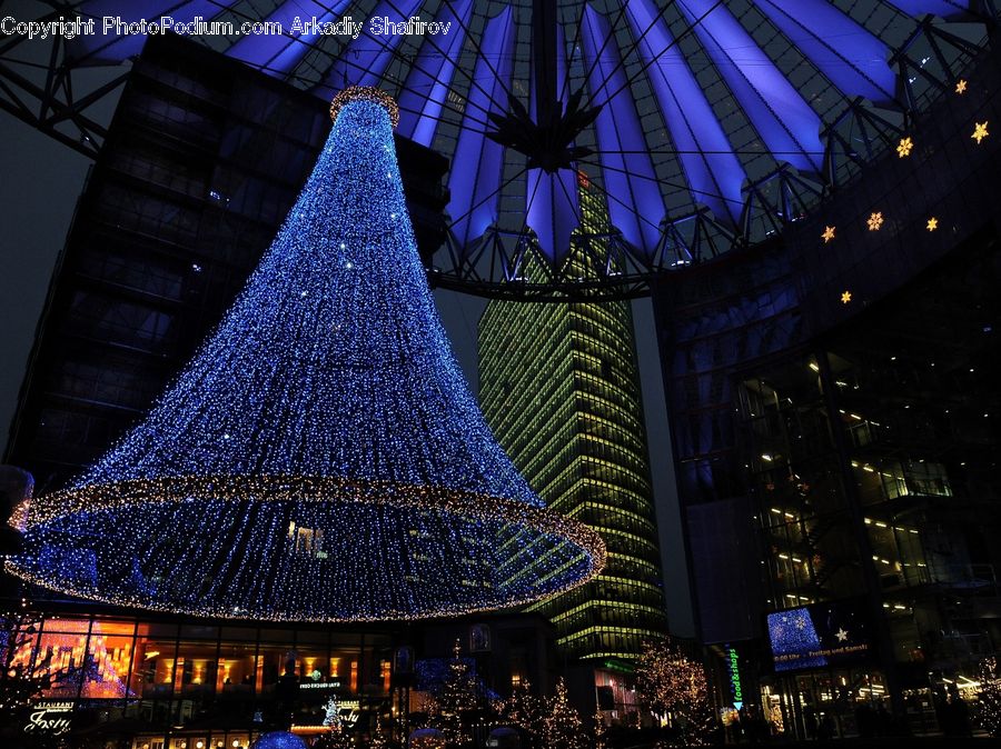 Architecture, Dome, City, Downtown, Crowd, Convention Center, Building
