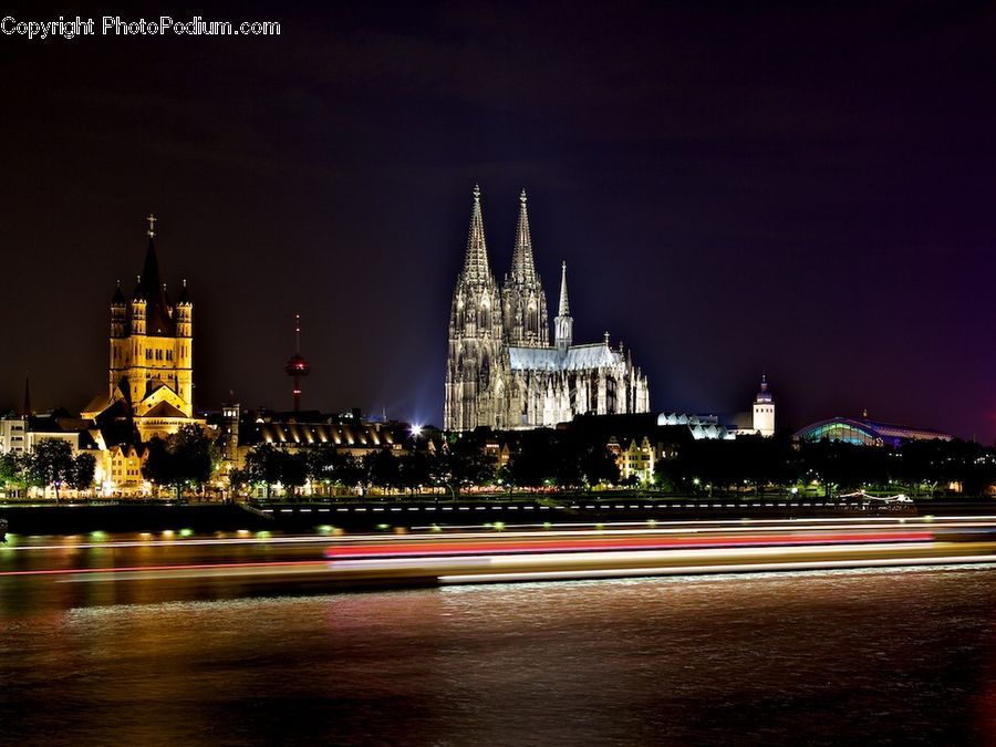 Night, Outdoors, Parliament, City, Downtown, Hotel, Resort