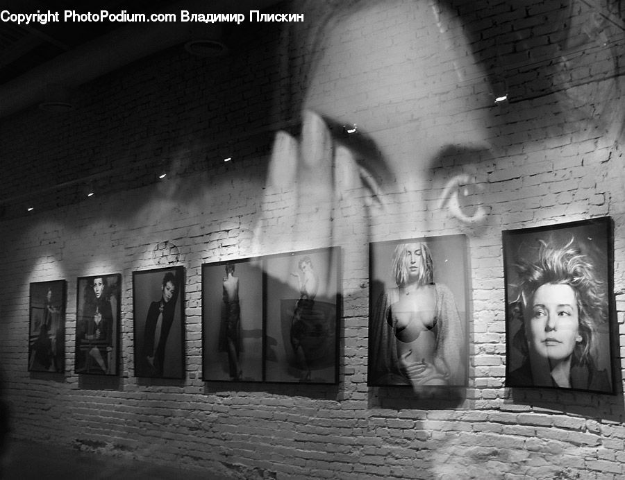 People, Person, Human, Brick, Face, Art