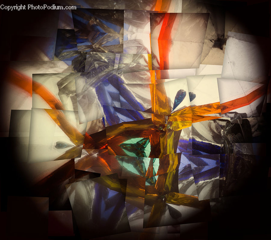 Gift, Art, Modern Art, Collage, Poster, Fireplace, Hearth