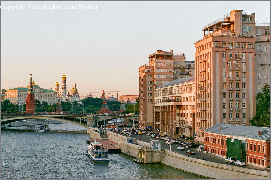 Canal, Outdoors, River, Water, Bridge, Dock, Port