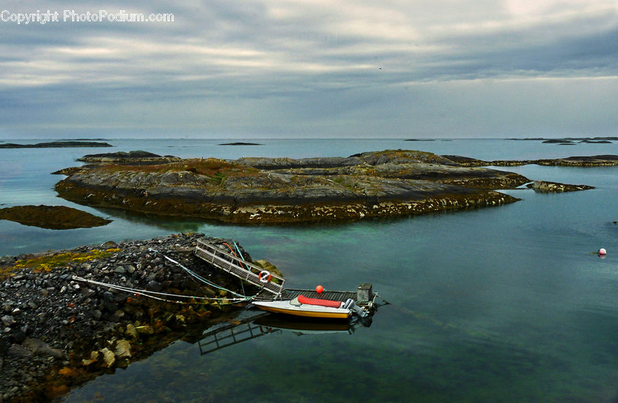 Alligator, Crocodile, Reptile, Coast, Island, Land, Sea