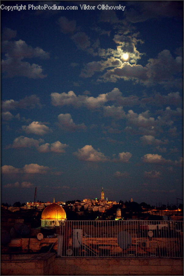 Azure Sky, Cloud, Outdoors, Sky, Architecture, Dome, Observatory
