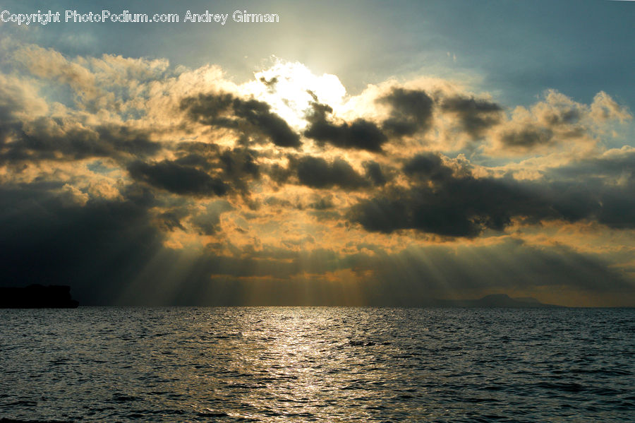 Azure Sky, Cloud, Outdoors, Sky, Sea, Water, Ocean