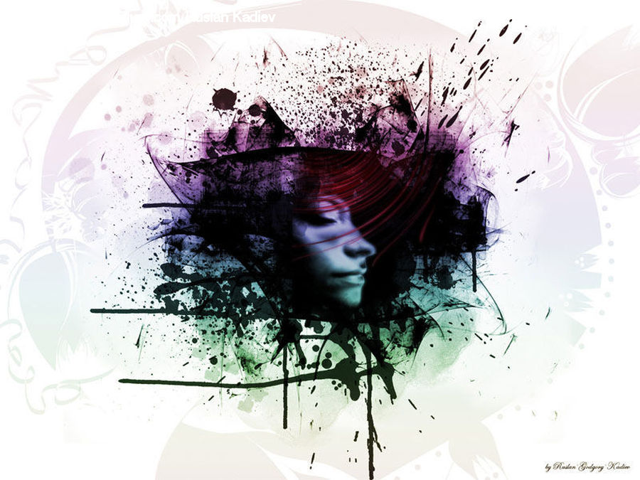Art, Graphic Design, Doodle, Drawing, Floral Design, Face