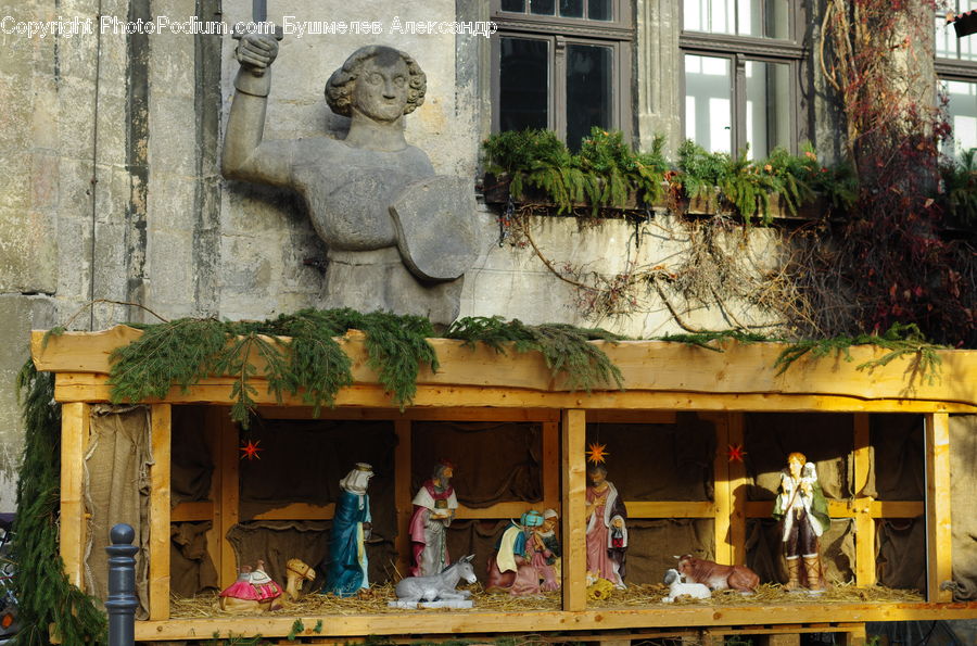 People, Person, Human, Plant, Potted Plant, Balcony, Building