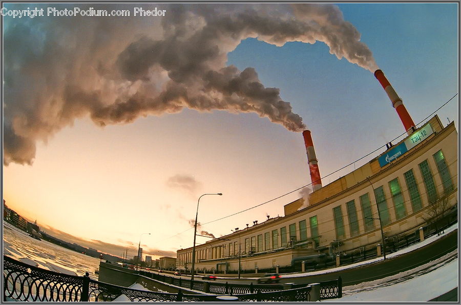 Pollution, Building, Housing, Office Building, City, Downtown, Metropolis