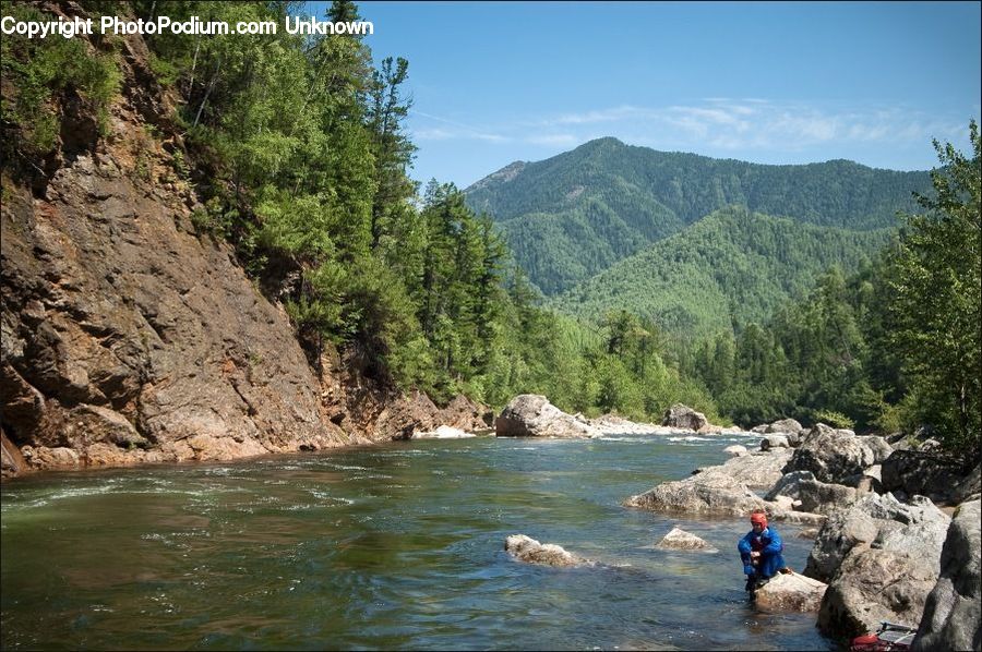 Cliff, Outdoors, Wilderness, River, Water, Nature, Promontory