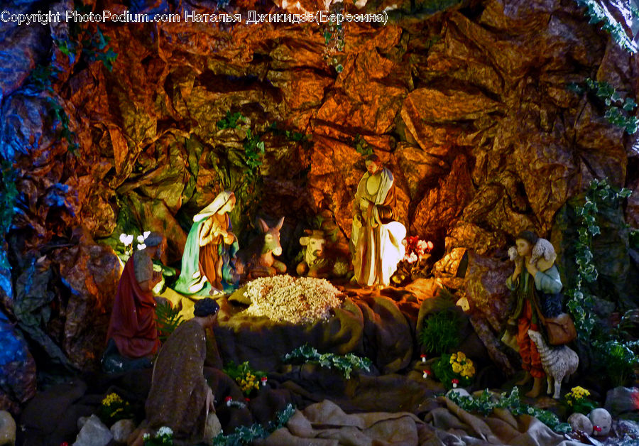 People, Person, Human, Cave, Costume, Sari, Coral Reef