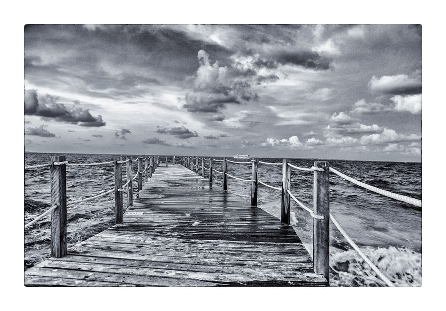 Collage, Poster, Cloud, Cumulus, Sky, Outdoors, Dock