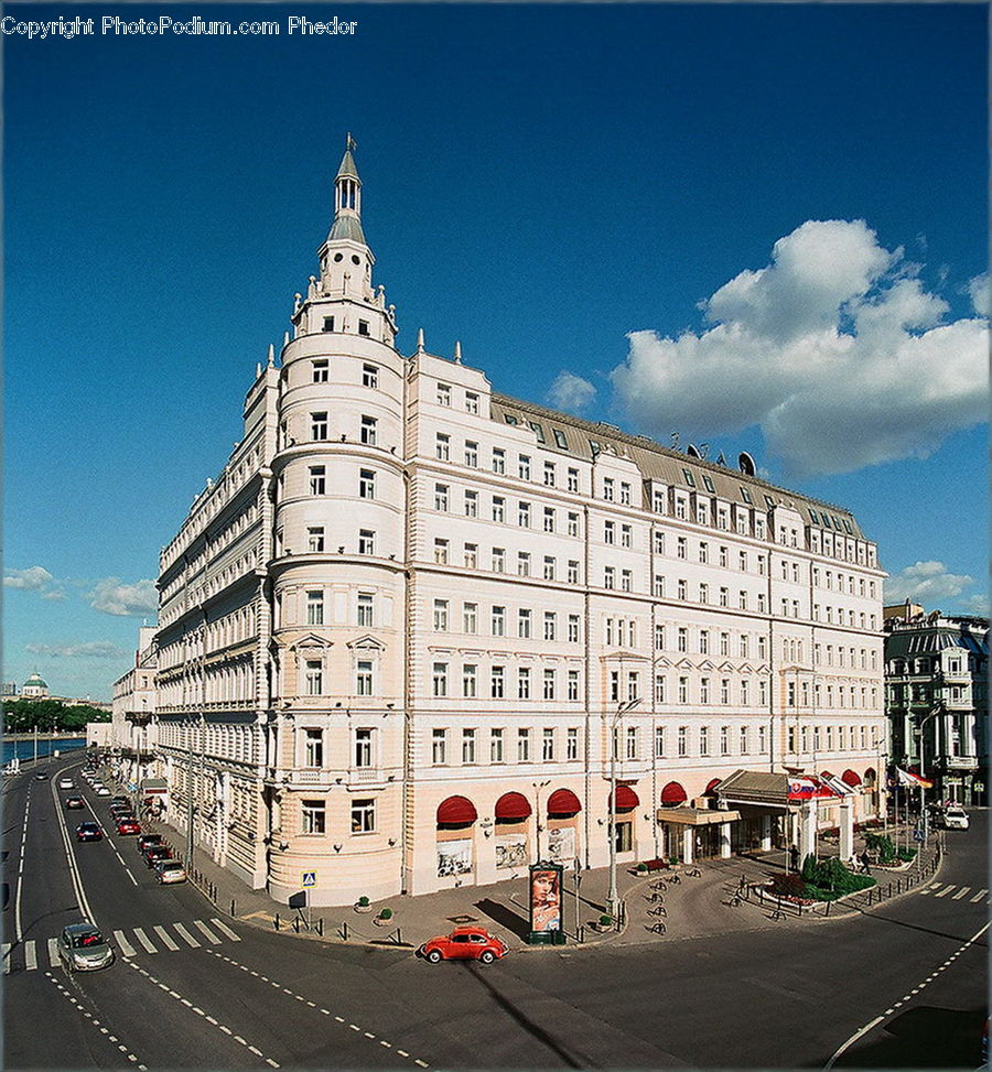 Building, Housing, Intersection, Road, Apartment Building, High Rise, Office Building
