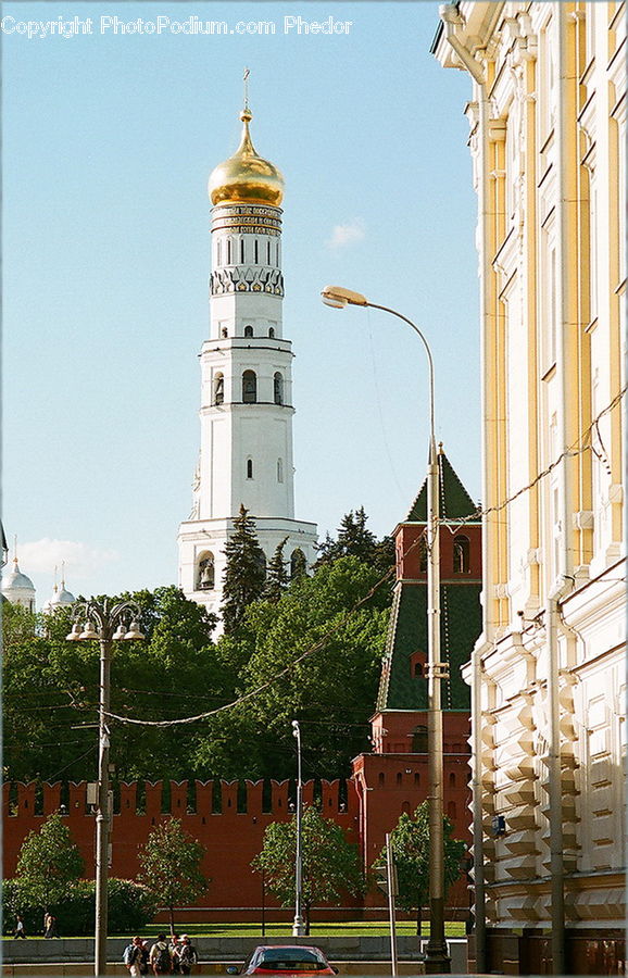 Plant, Potted Plant, Architecture, Tower, Bell Tower, Clock Tower, Beacon