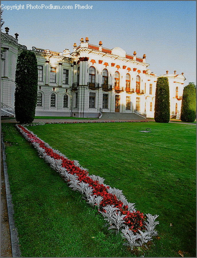 Altar, Architecture, Housing, Monastery, Field, Grass, Lawn