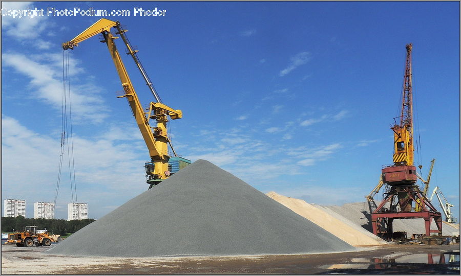 Constriction Crane, Gear, Machine, Wheel, Bulldozer, Tractor, Vehicle