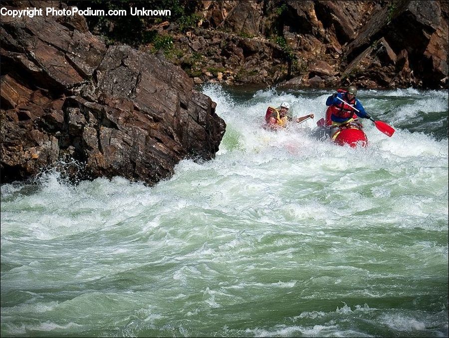 Adventure, Boat, Leisure Activities, Rafting, Coast, Cove, Outdoors