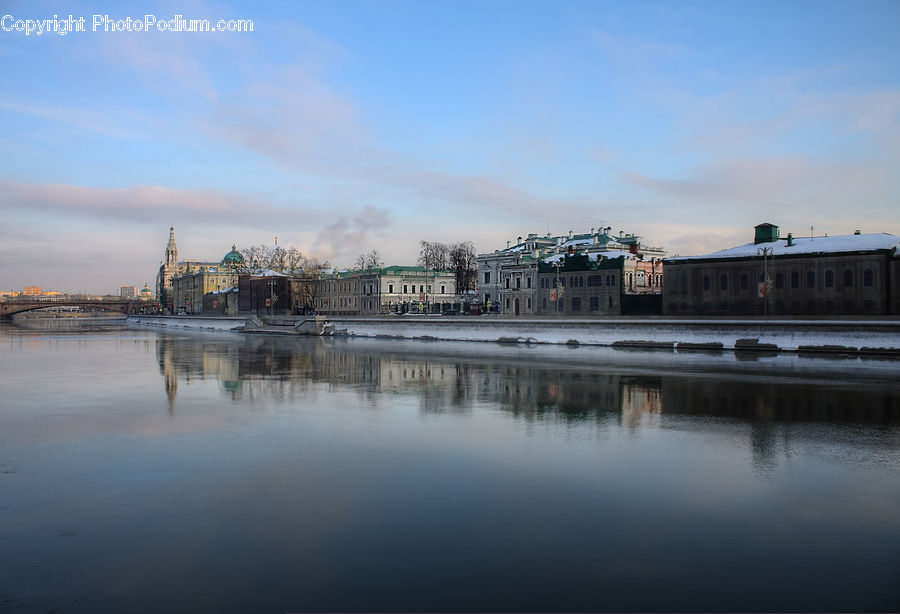 Canal, Outdoors, River, Water, Architecture, Cathedral, Church