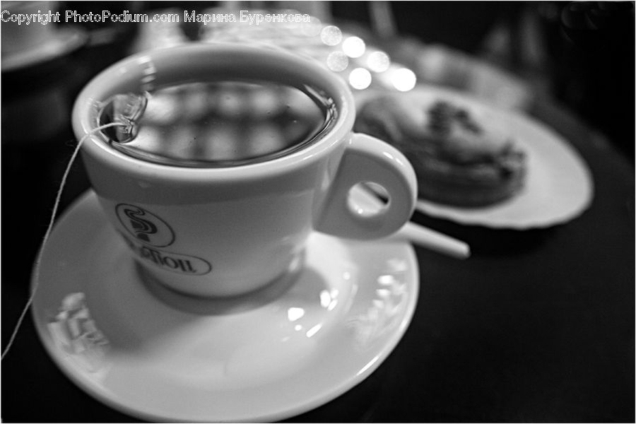 Cup, Coffee Cup, Porcelain, Saucer