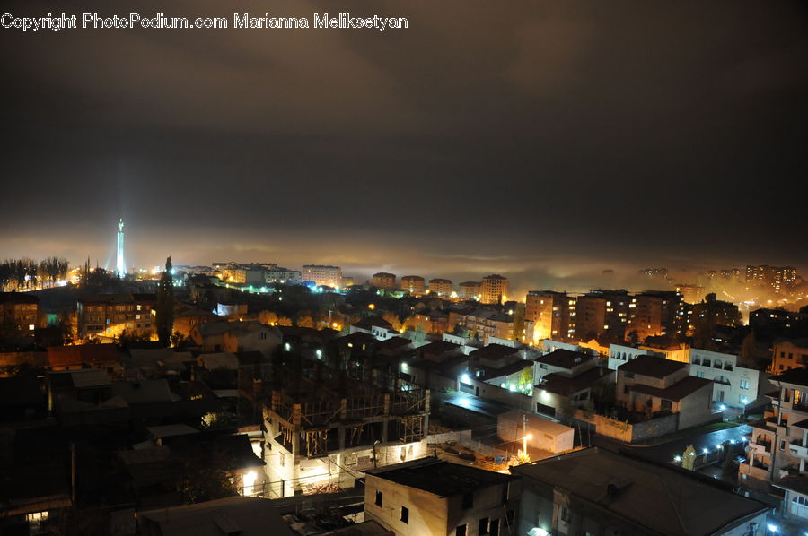 City, Downtown, Metropolis, Urban, Building, Office Building, Town