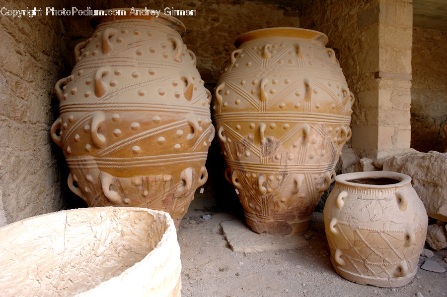 Pot, Pottery, Jar, Urn, Vase, Furniture, Cushion