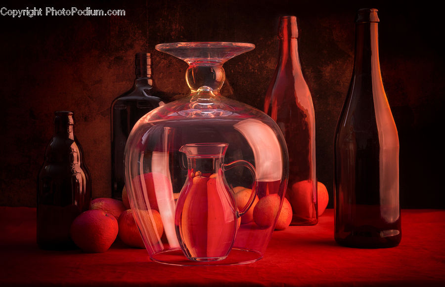 Hourglass, Glass, Alcohol, Beverage, Drink, Bottle, Beer