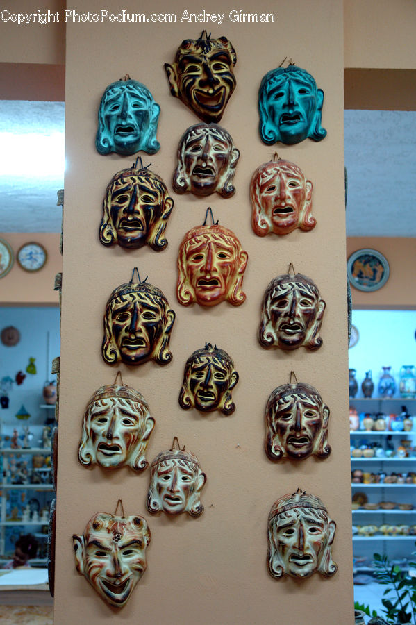 Head, Portrait, Art, Sculpture, Statue, Accessories, Bead