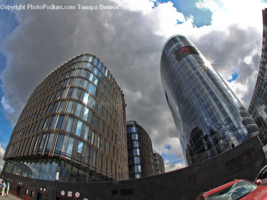 Architecture, City, Downtown, High Rise, Skyscraper, Building, Housing
