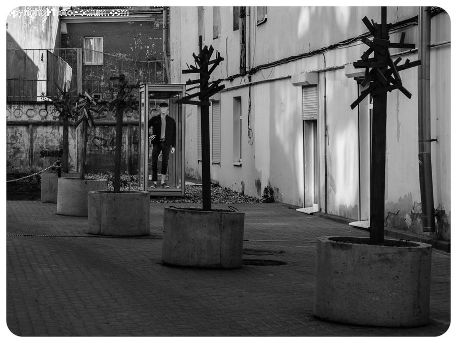 Tomb, Alley, Alleyway, Road, Street, Town, Cross