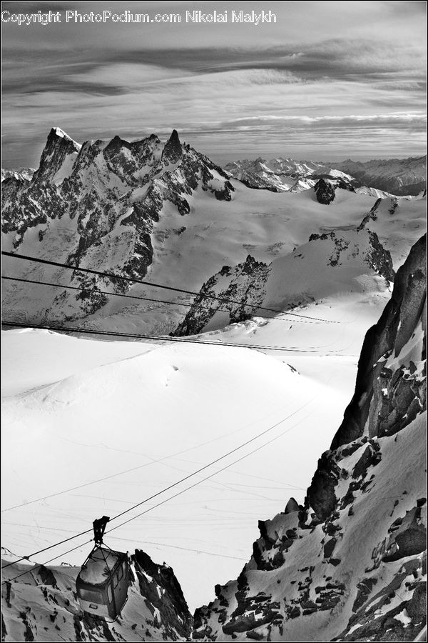 Alps, Crest, Mountain, Peak, Piste, Skiing, Snow