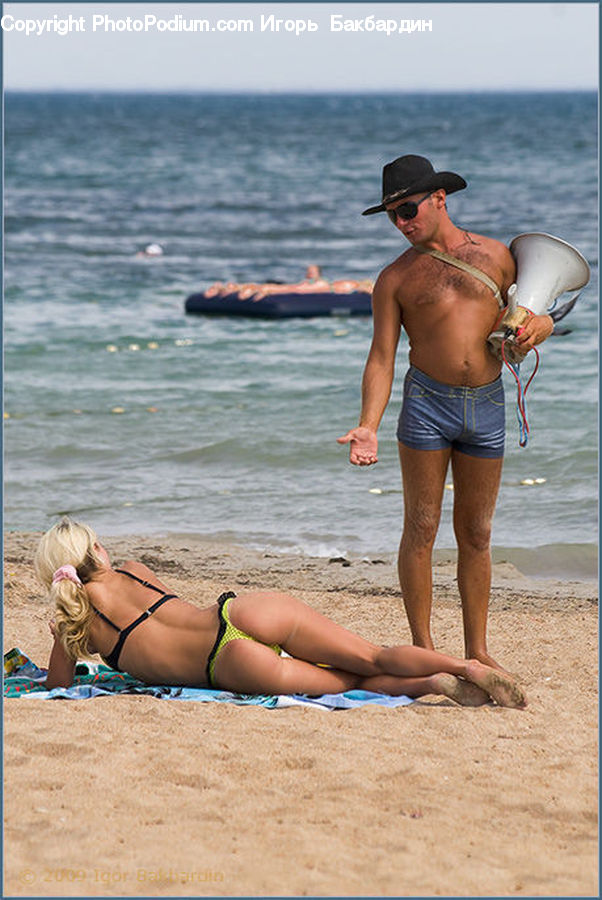 Human, People, Person, Blonde, Female, Woman, Beach