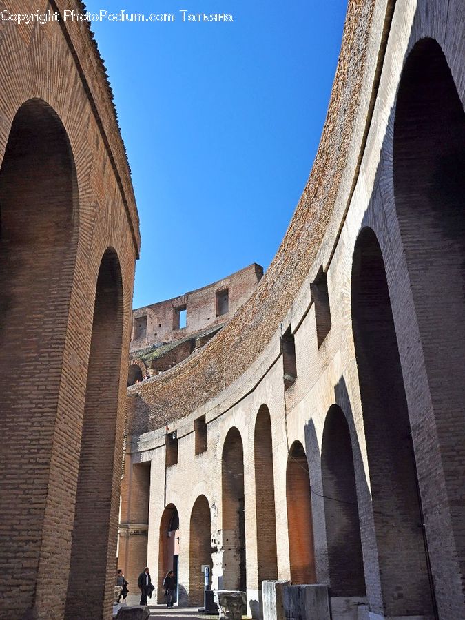 Arch, Architecture, Castle, Fort, Bridge, Viaduct, Court