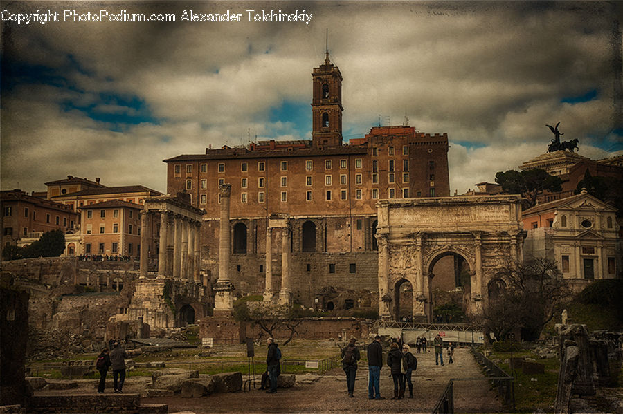 Architecture, Castle, Fort, Downtown, Plaza, Town Square, Arch