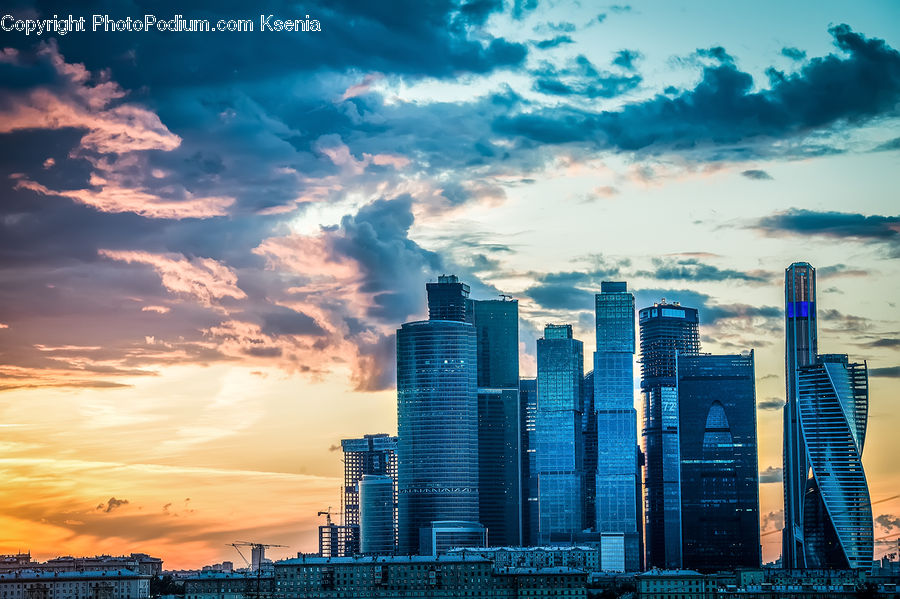 City, Downtown, Metropolis, Urban, Building, High Rise, Housing