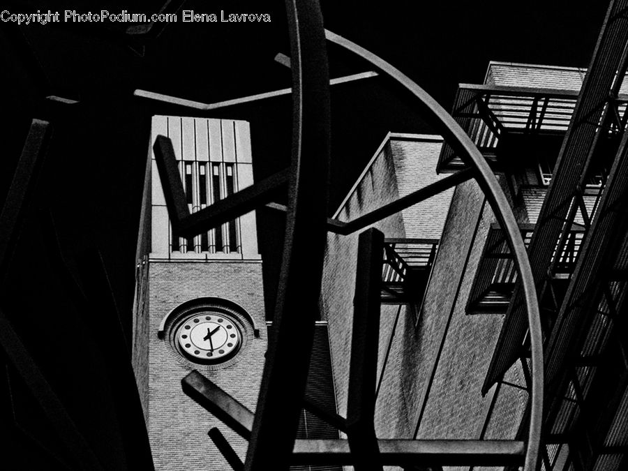 Architecture, Bell Tower, Clock Tower, Tower, Bench, Chair, Furniture