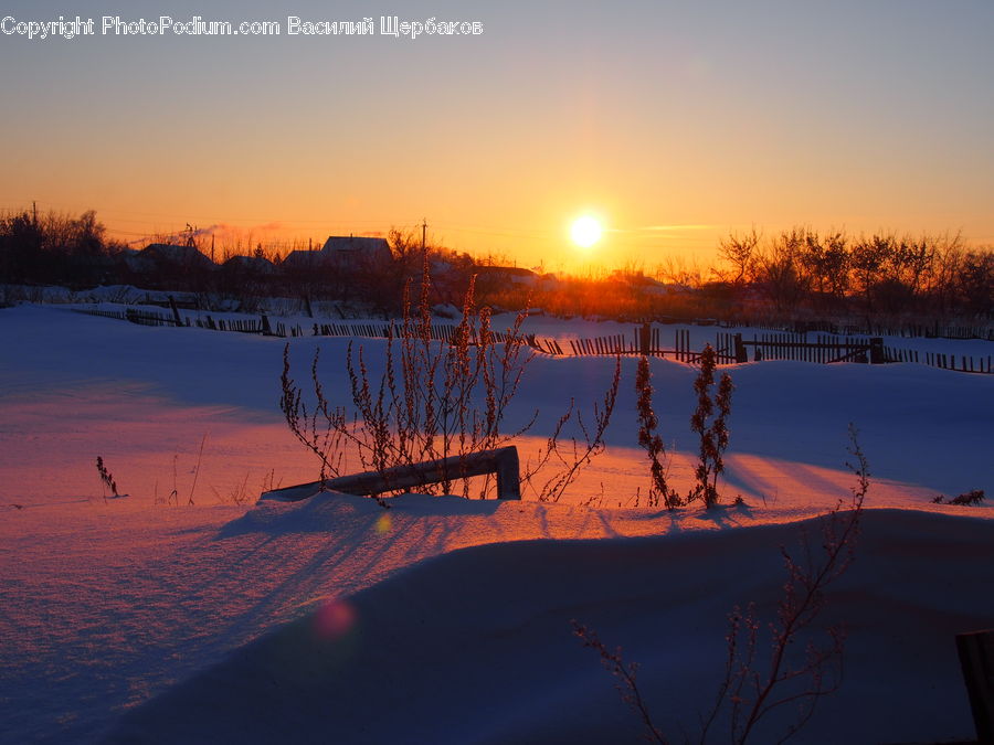 Dawn, Dusk, Sky, Sunrise, Sunset, Red Sky, Outdoors