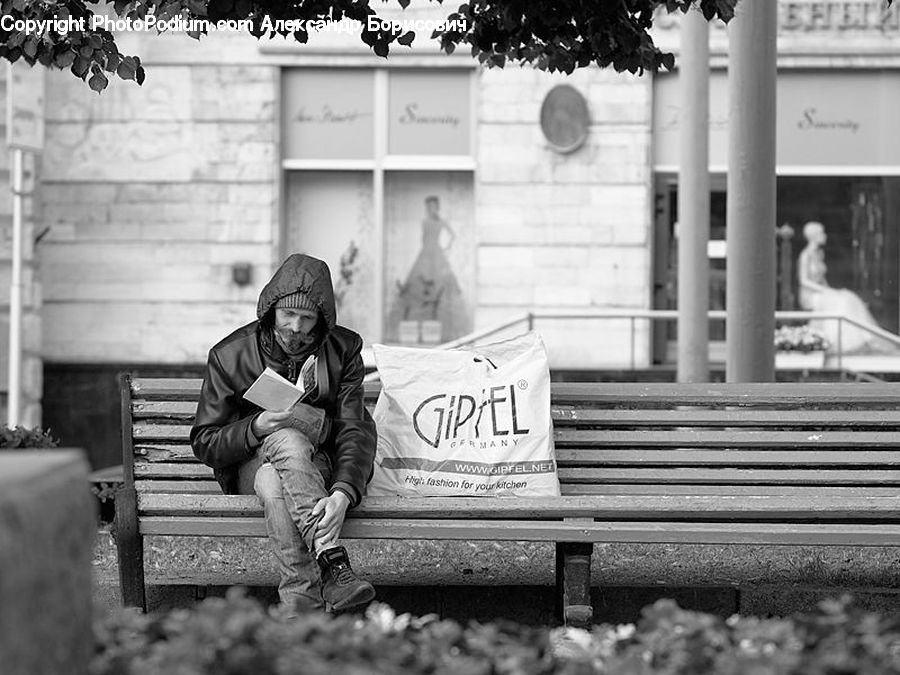 Human, People, Person, Bench, Brick