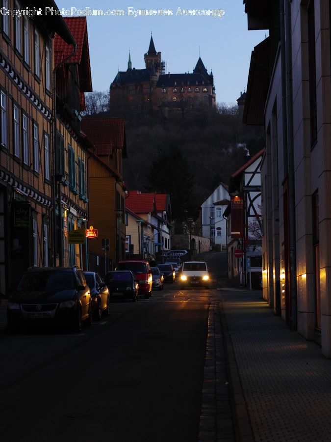 Architecture, Castle, Fort, Alley, Alleyway, Road, Street